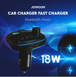 • Joyroom Car Charge Fast Charge & bluetooth music 18W