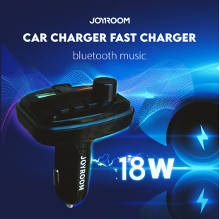 • Joyroom Car Charge Fast Charge & bluetooth music 18W