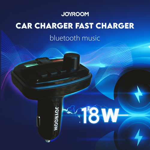 • Joyroom Car Charge Fast Charge & bluetooth music 18W