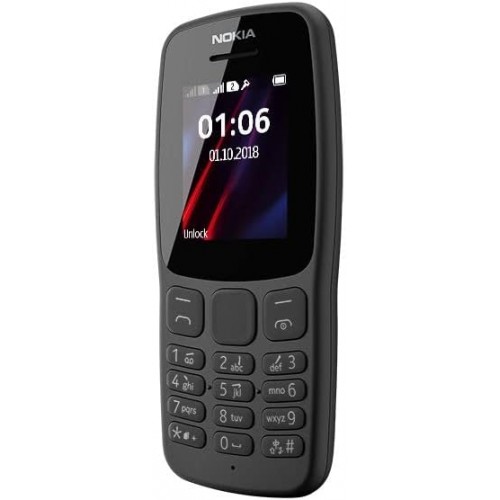 • Nokia 106 Dual SIM + فانوس نجوم اسود