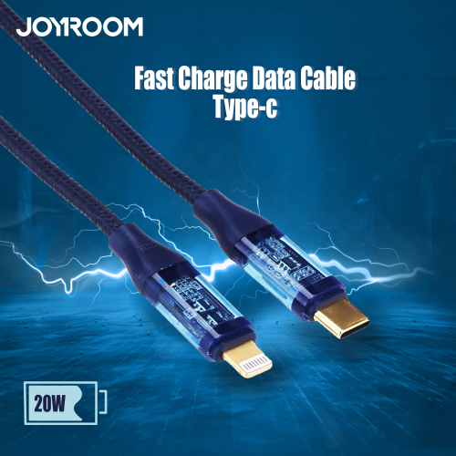 • Joyroom Fast Charge Data Cable Type-c to lightning 3M- 20W